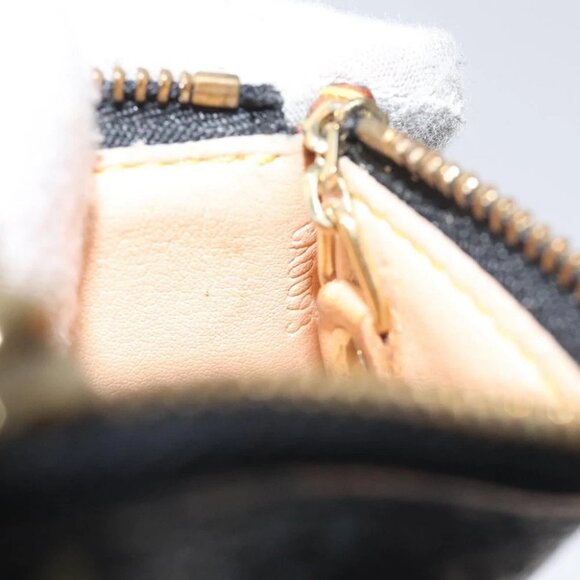 LOUIS VUITTON Multicolor Pochette Cles Coin Purse Black - Picture 14 of 15